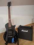 Gitara elektryczna wraz z akcesoriami