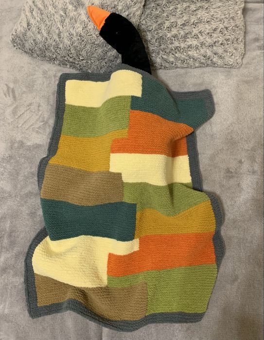 Вʼязаний дитячий плед