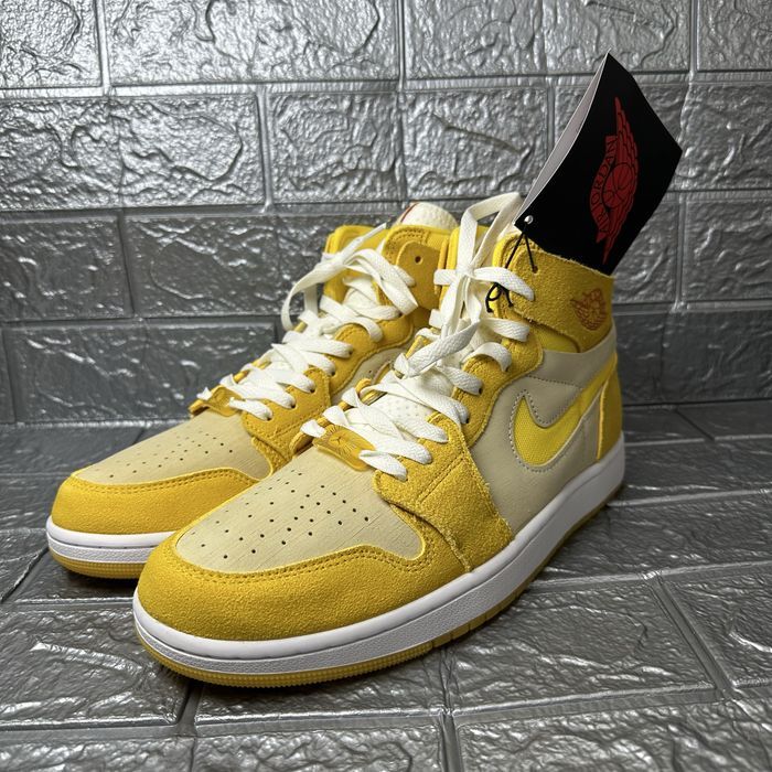 Чоловічі кросівки Air Jordan 1 High Zoom Cmft2 Yellow/Beige FJ5743-700