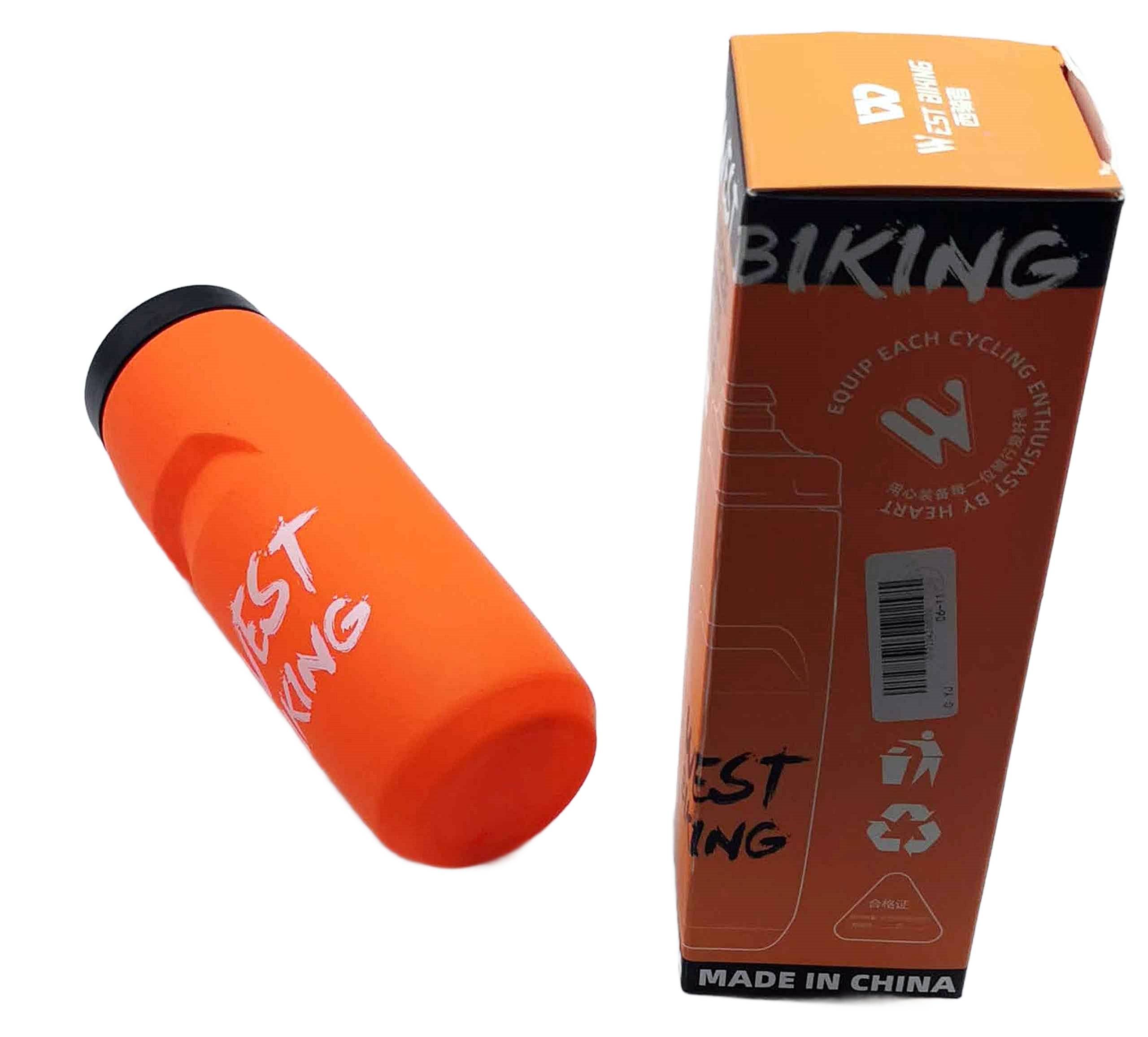 WESTBIKING Bidon 750 ml Ergonomiczny  Wolny od BPA neon orange