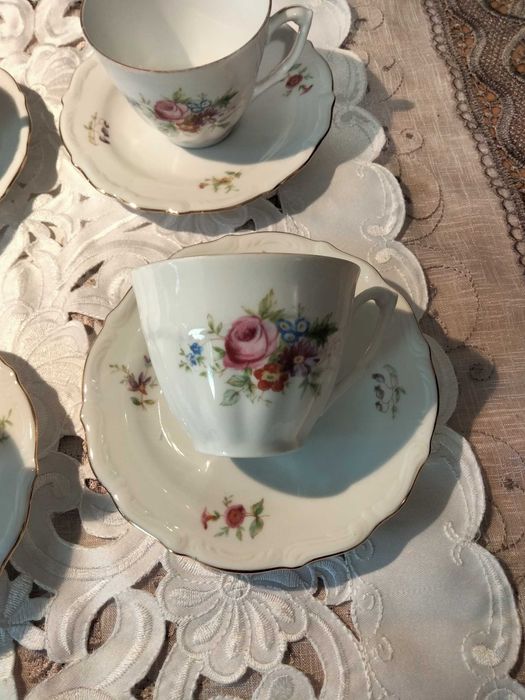 Porcelana Wawel Wałbrzych zestaw do kawy