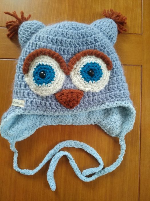 Шапка зима на дівчинку, ручної роботи