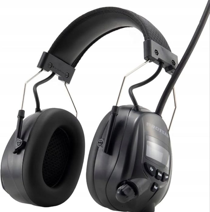 Sluchawki ochronne BT PROTEAR radio fm 30db hi-fi DAB+