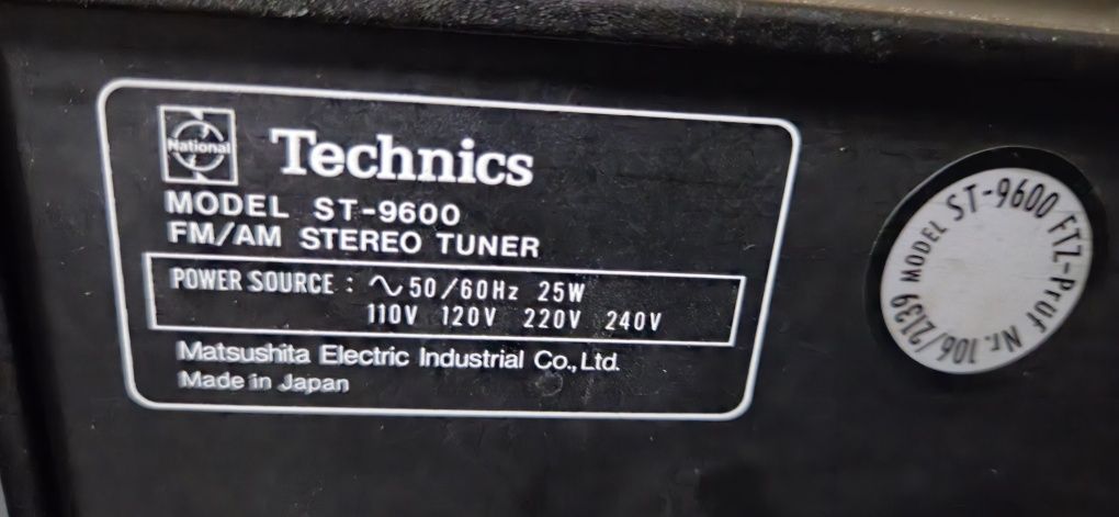 Tuner technics st 9600