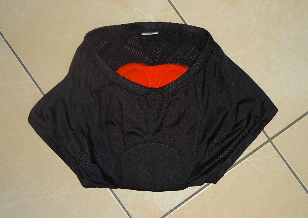 Oddychające z wkładką szorty krótkie spodenki na rower rowerowe XL