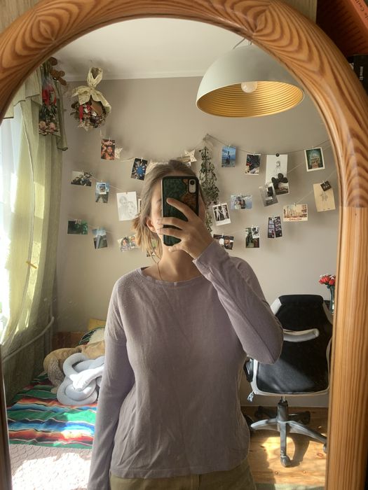 Cache cache fioletowa bluzka z perełkami