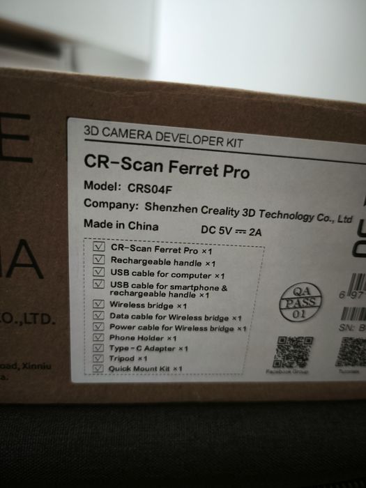 Skaner 3D creality CR-scan ferret pro