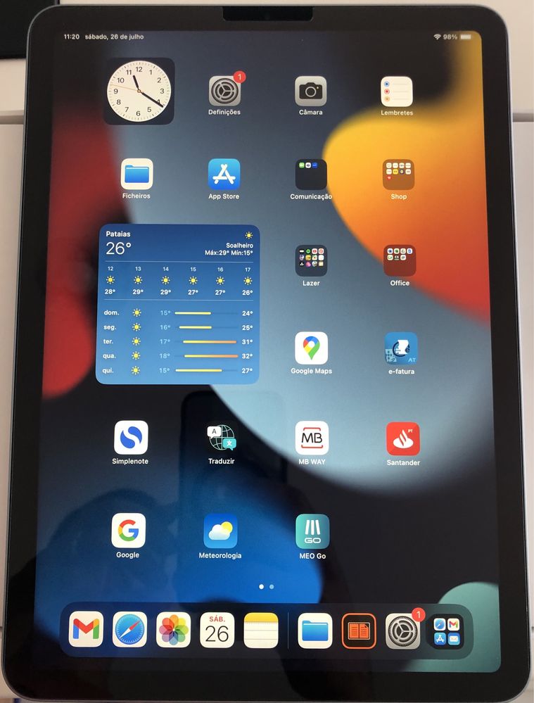 iPad Air Sky Blue 256GB Wi-fi