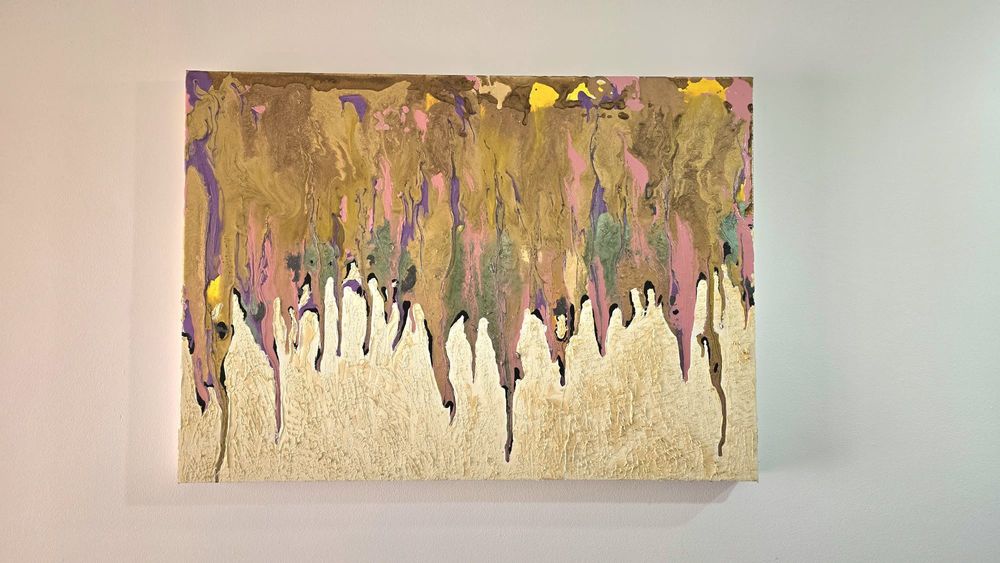 Quadro pintado a mão