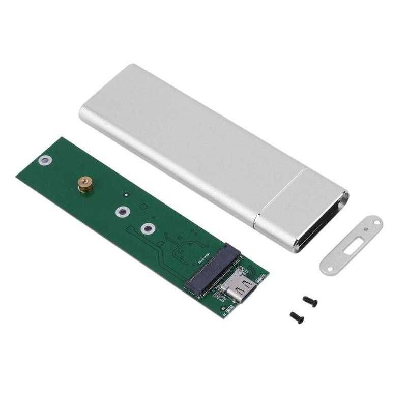 внешний карман M.2 NVMe USB 3.1, алюминий, скорость до 10gbps