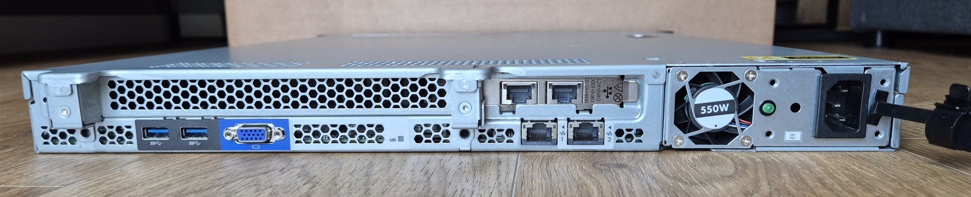 Serwer HPE ProLiant DL60 Gen9, 2x E5-2630v3, 128GB RAM, 2x 120GB SSD,