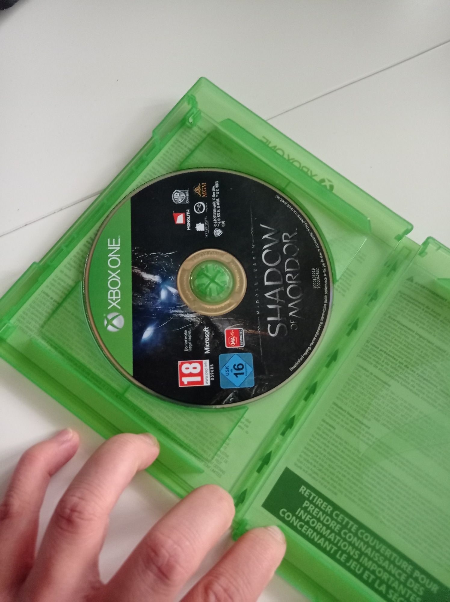 Gra Xbox one cień Mordoru
