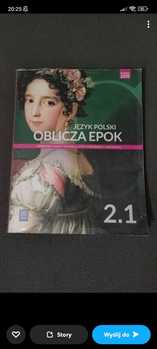 Książka język polski Oblicza Epok 2.1