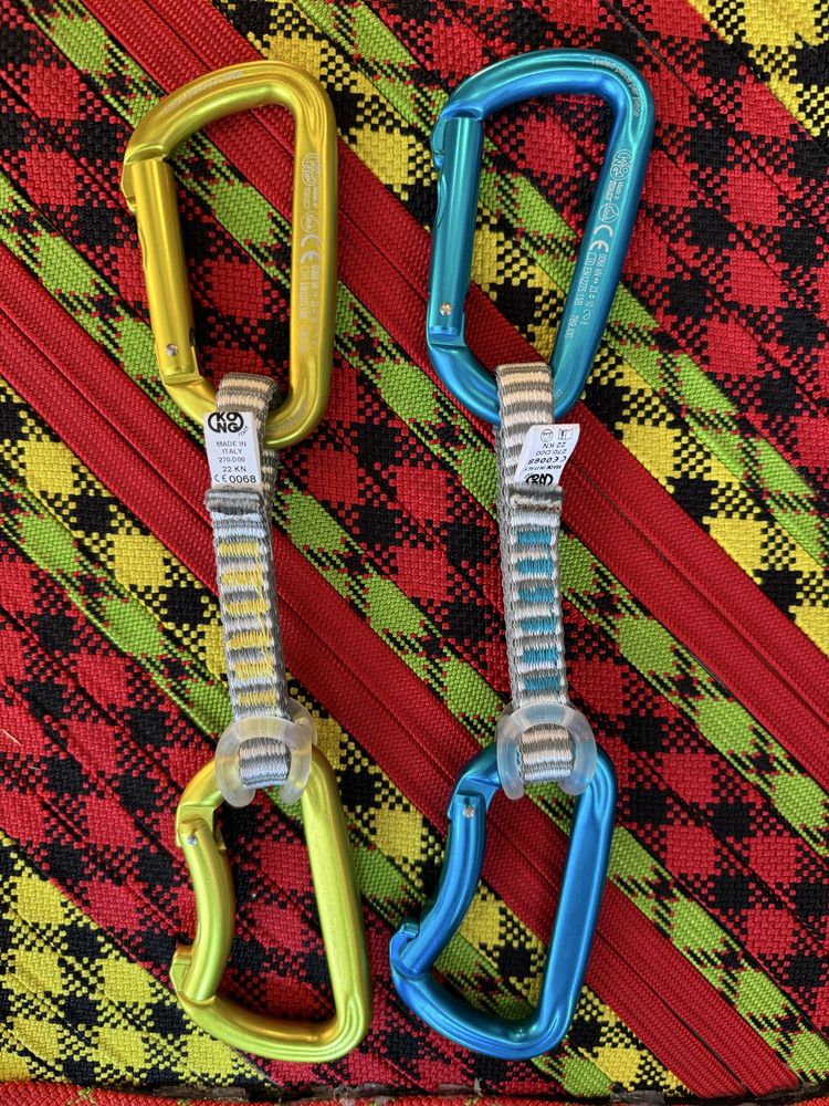 Zestaw ekspresow wspinaczkowych kong trapper set 6 szt