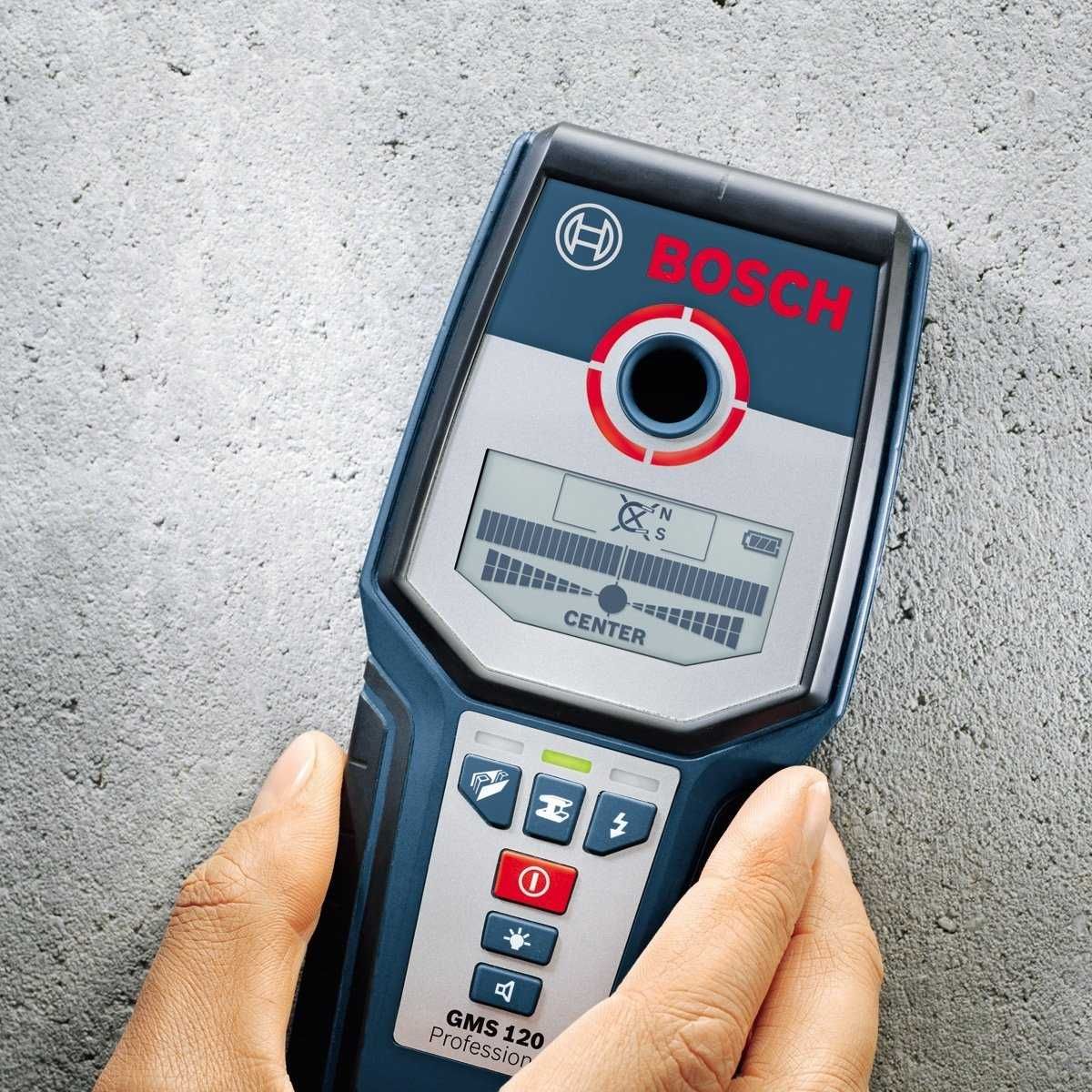 Детектор скрытой проводки металла BOSCH GMS 120 Professional