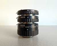 Pierścienie pośrednie makro Meike N-AF 12+20+36mm do Nikon F