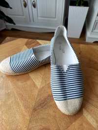 Nowe espadryle w paski 36