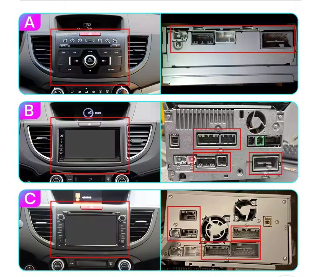 Rádio android Honda Cr-V 2012-16 CARPLAY WIFI GPS BT novo