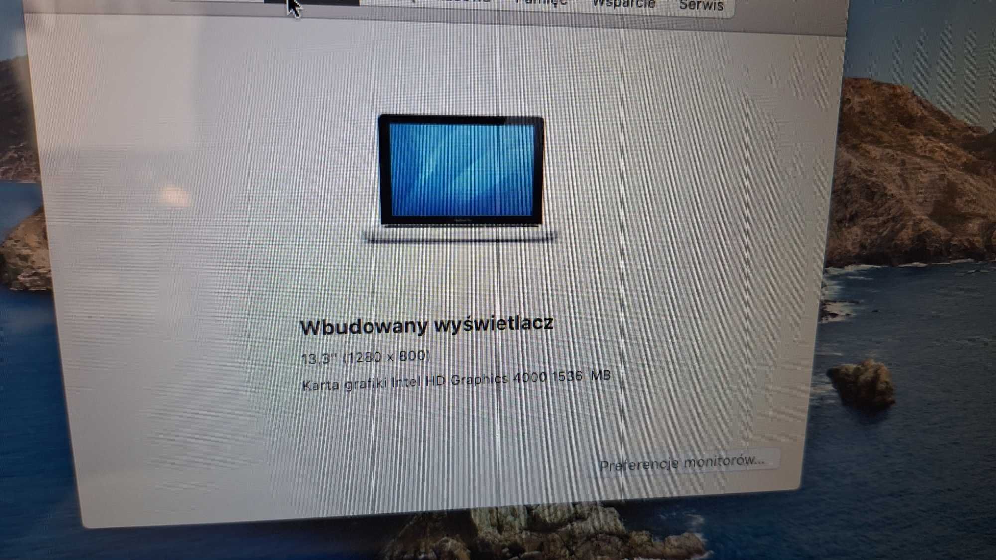 Laptop MacBook Pro A1278 13,3 " Intel Core i5 8 GB / 120 GB SSD