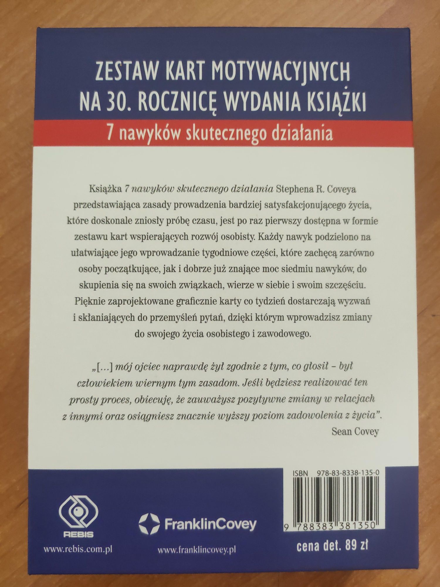 7 nawyków skutecznego działania - 52 karty