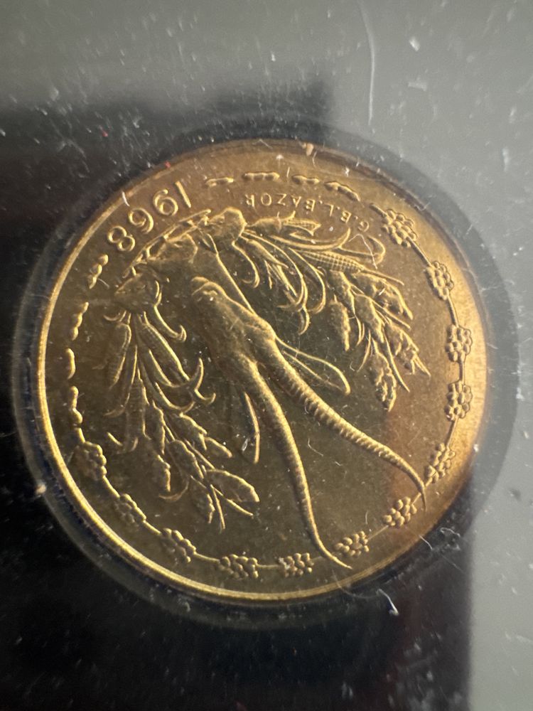 conjunto moedas 1968 - Uniao Monetaria Africa Ocidental