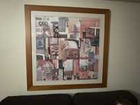Quadro pintura abstrata