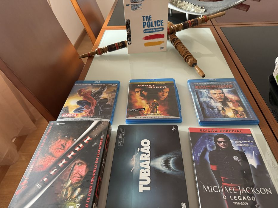 Blue ray e dvds em otimo estado