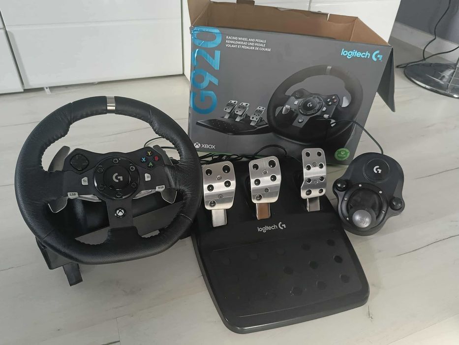 Logitech G920 + Shifter | Xbox / PC | Stan bardzo dobry | 900 zł