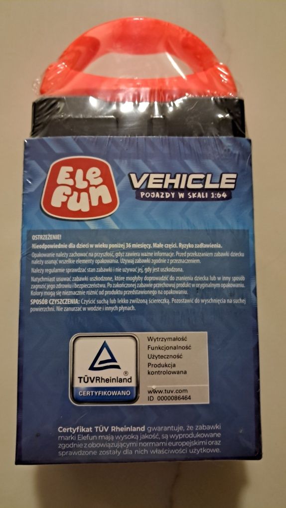 Modele samochodów Ele Fun 1:64 w kontenerkach