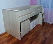 Cama com secretaria conforama