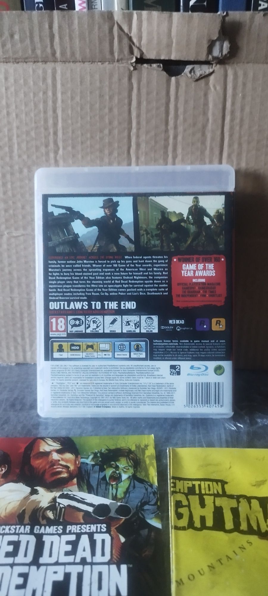 Red dead redemption PS3 goty