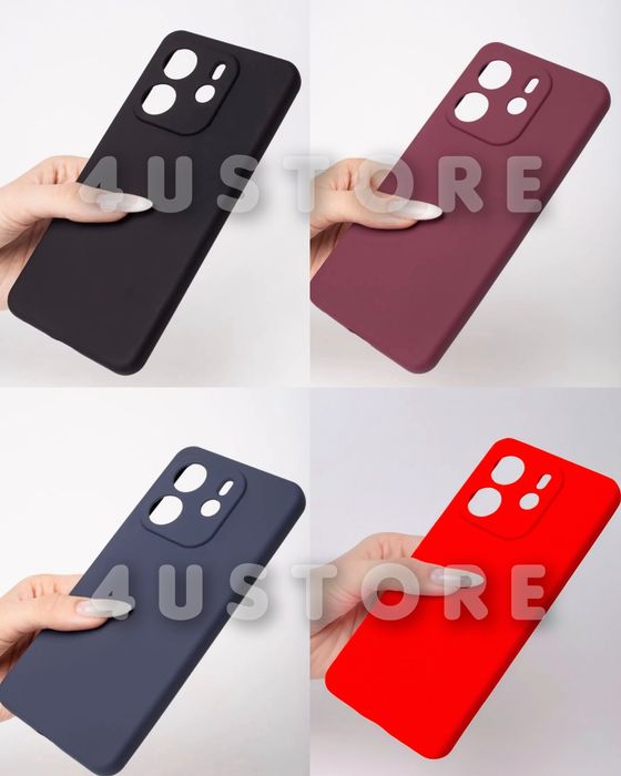 Чехол Silicone Case на Xiaomi Redmi Note 14 4G софт тач Чохол Силікон