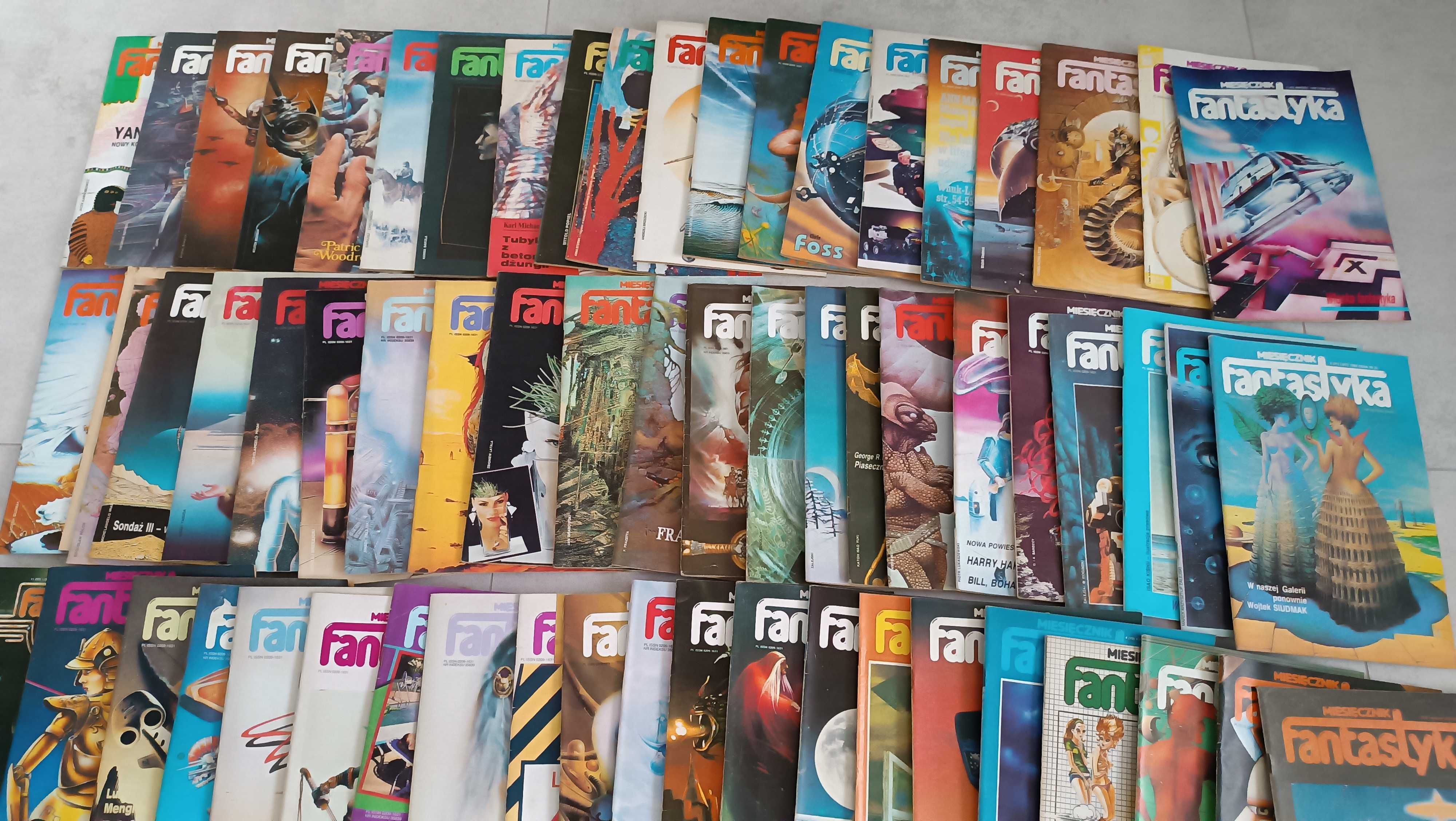 Fantastyka Czasopismo WIELKA Kolekcja Prenu min86 Numerów Lata 1982-90
