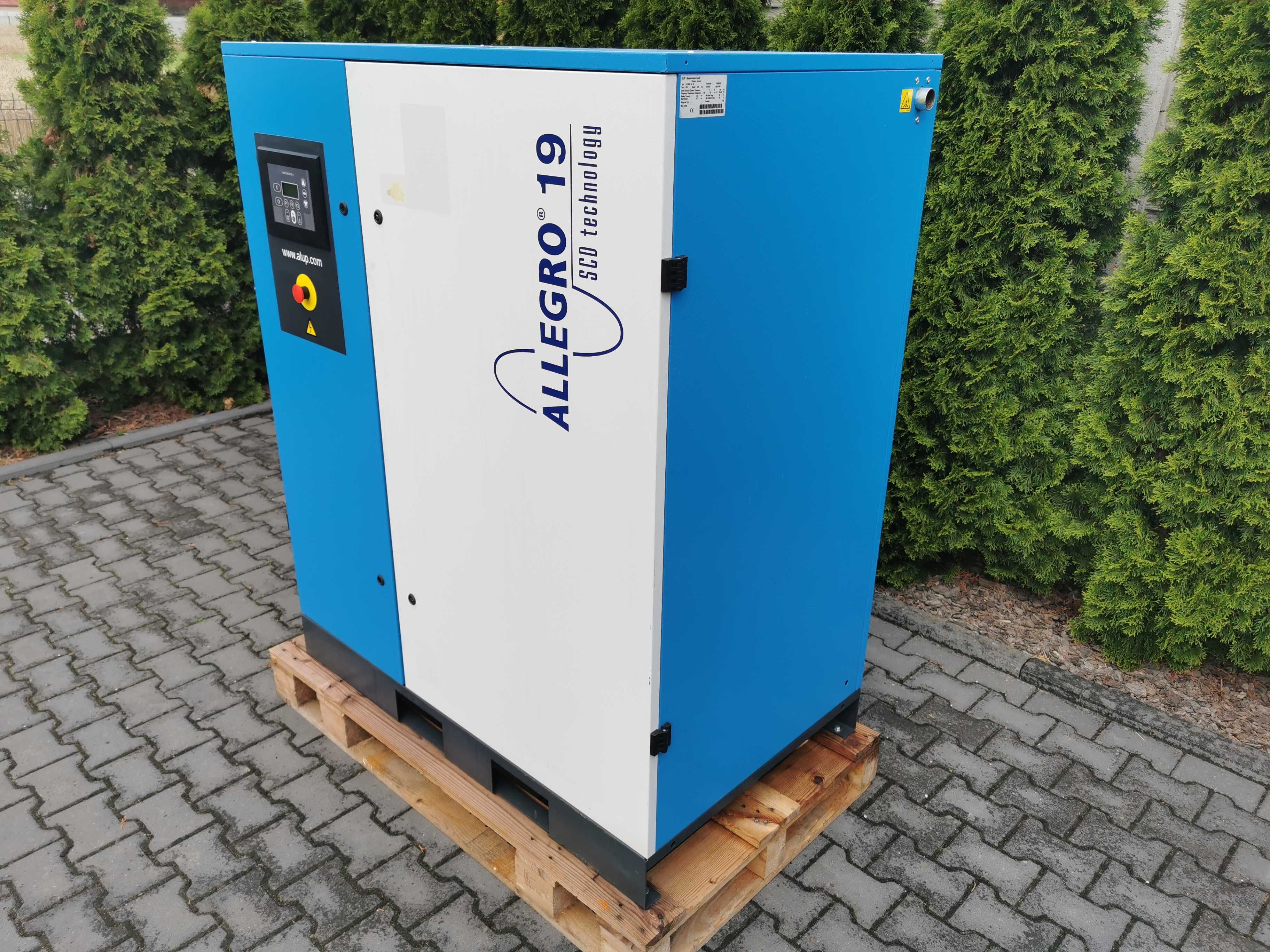3000L/min 18,5kw +FALOWNIK Sprężarka śrubowa ALUP ALLEGRO 19 kompresor