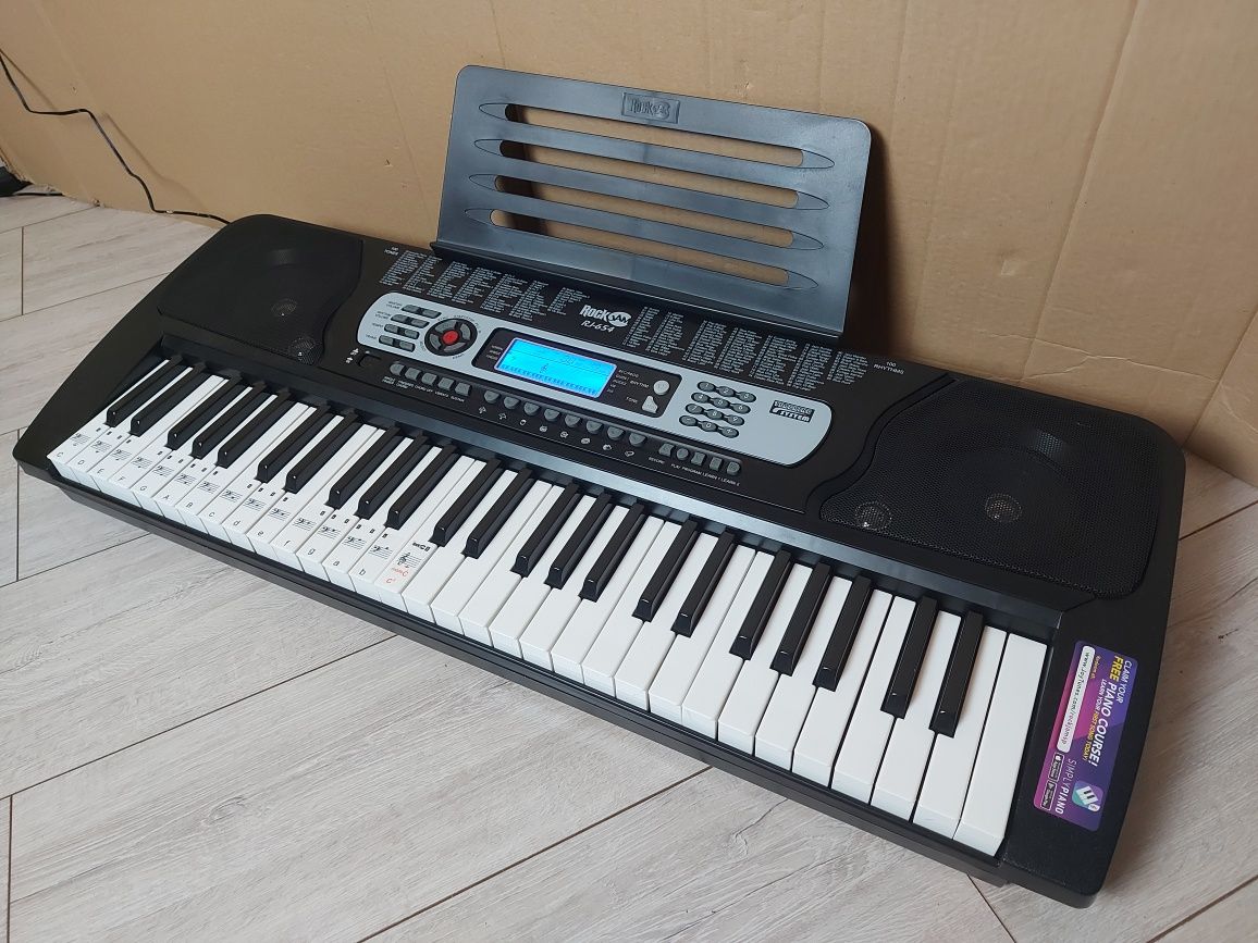 Keyboard, piano rocjkam RJ-654. 54 klawisze