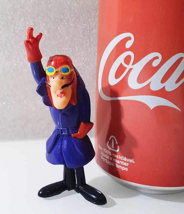 Antigo PVC ~ "DICK DASTARDLY" ~ Artoy ~ Anos 90 ~ RARO