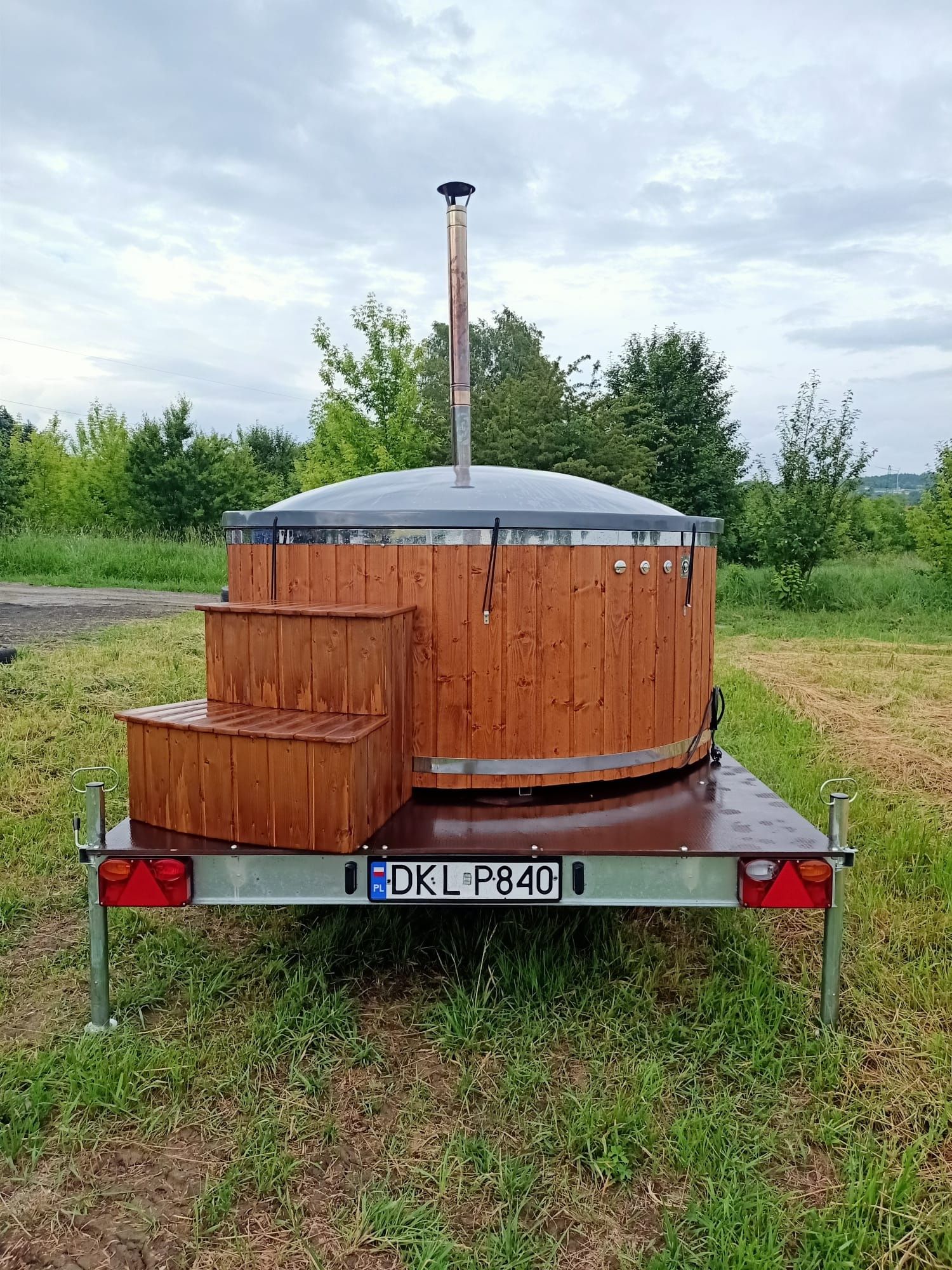 Bania mobilna gorąca, Jacuzzi, hydromasaż, wynajem