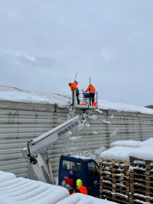 ODŚNIEŻANIE DACHÓW 24/7 usuwanie sopli, odśnieżanie dachu