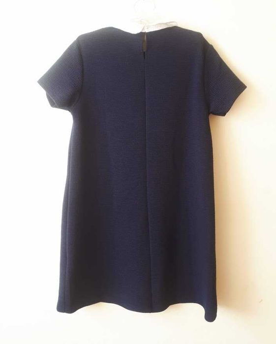Vestido Zara 11-12 anos azul com gola