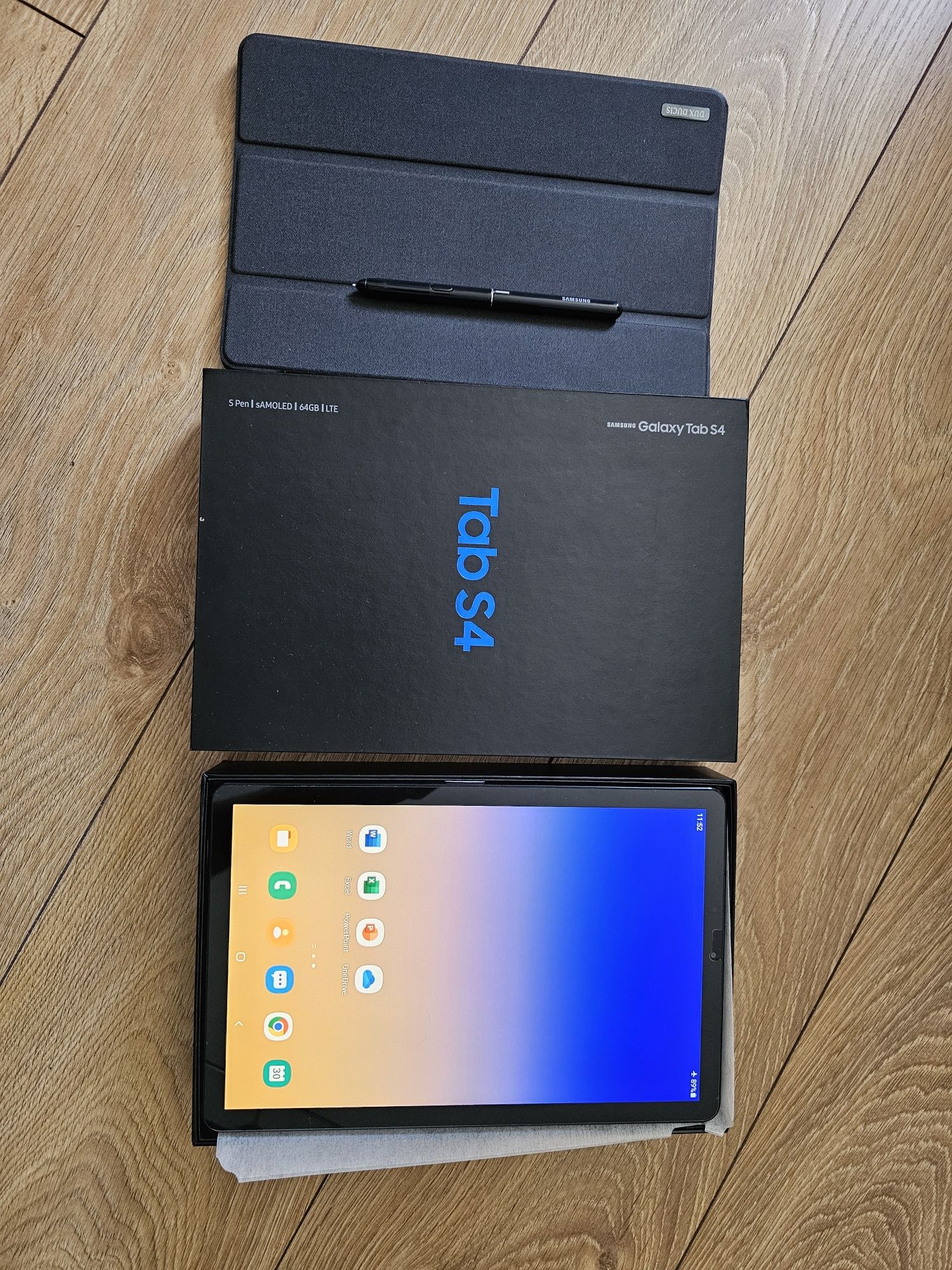 Jak nowy tablet Samsung Galaxy Tab S4, gniazdo kart sim