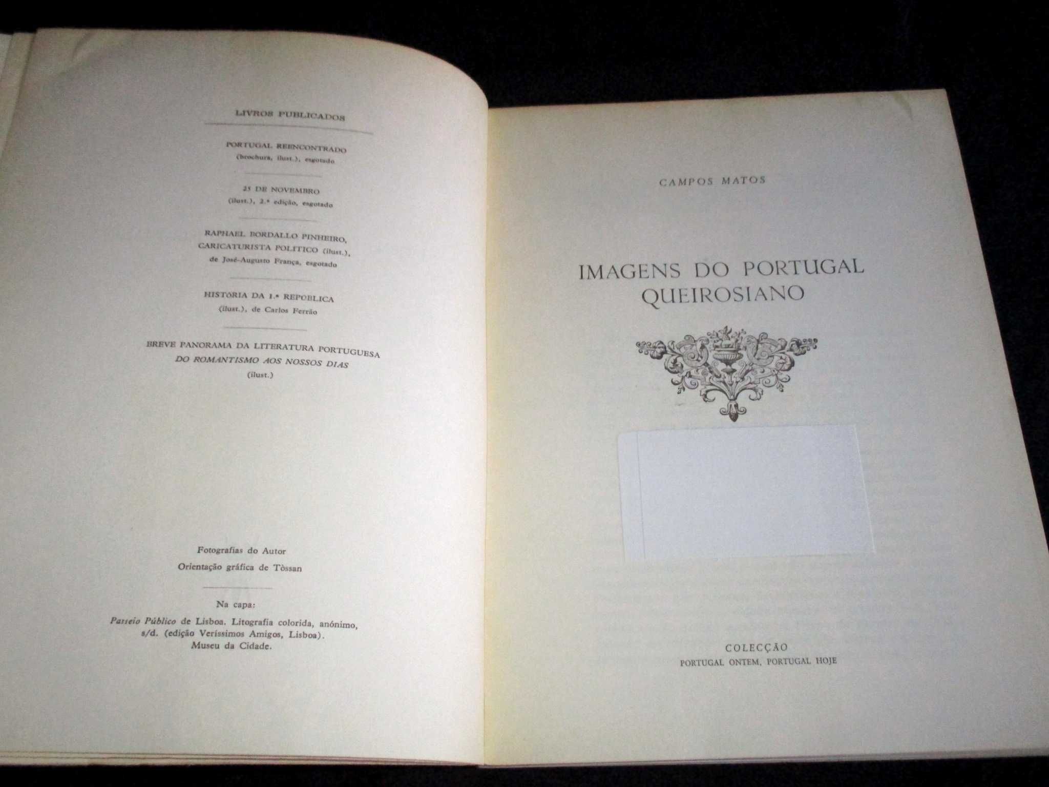 Livro Imagens do Portugal Queirosiano Campos Matos