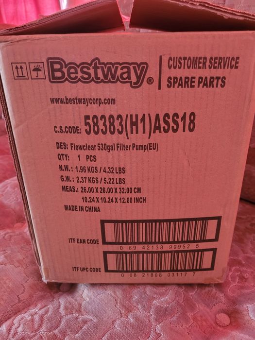 Nowa pompa bestway