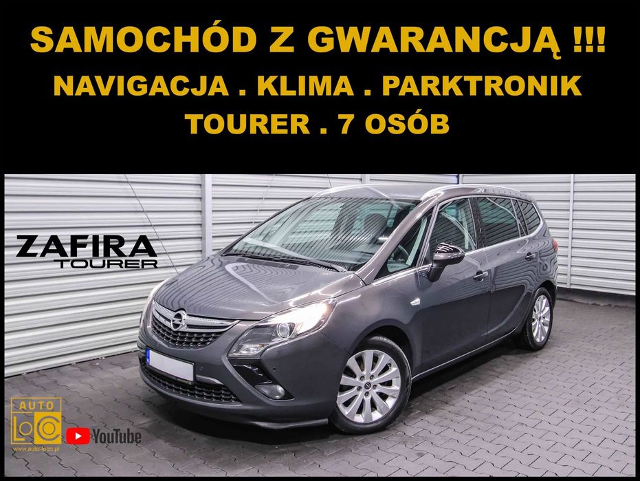 Opel Zafira 7 OSÓB + NAVIGACJA + Klimatyzacja + Parktronik + 1,8i + Gaz LPG !!!