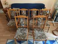 Sprzedam komplet krzeseł tapicerowanych