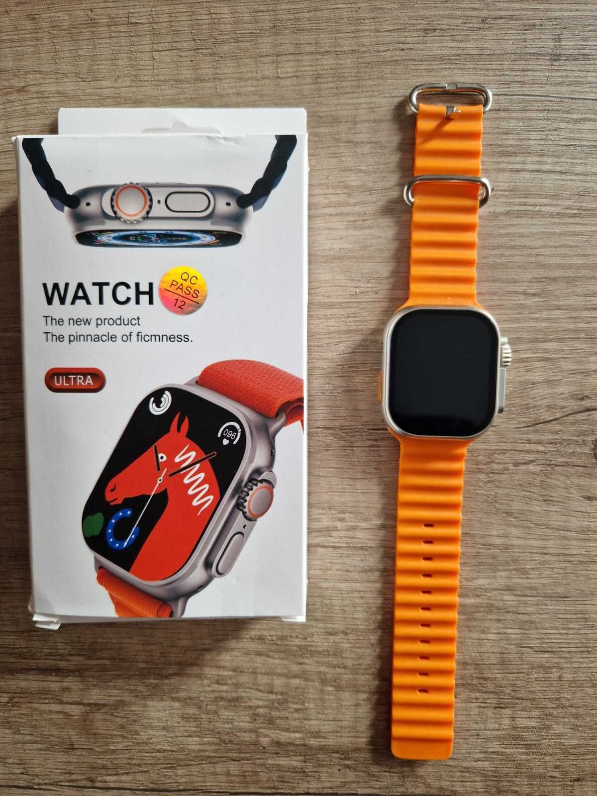 Smartwatch pomarańczowy nowy