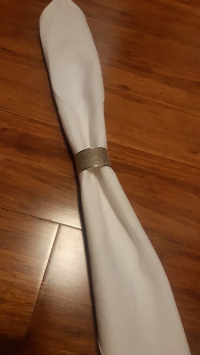 Obrączki, pierścienie na serwetki Vintage, 6 sztuk