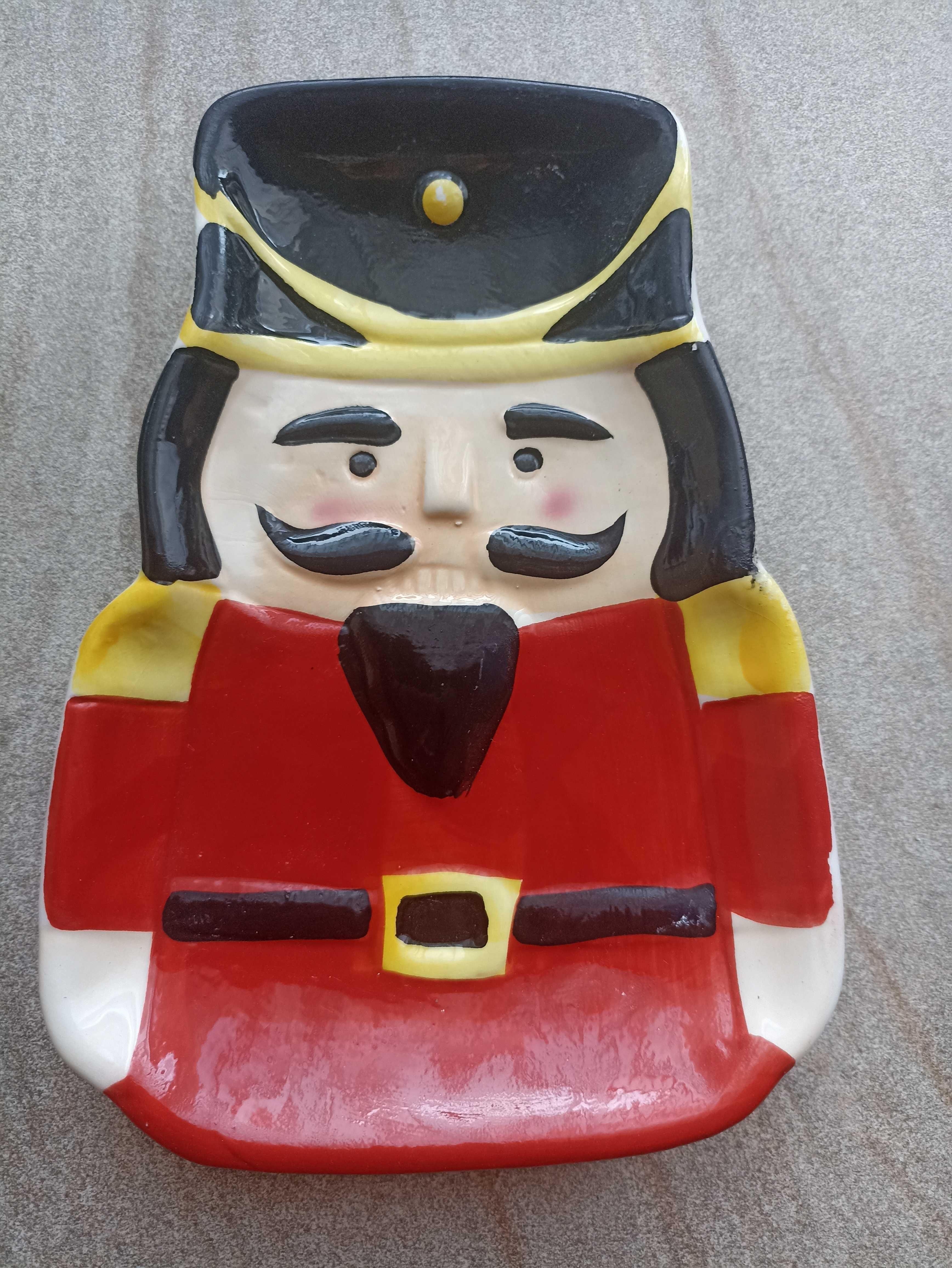 Półmisek porcelanowy Nutcracker Dziadek 13x18,5 cm