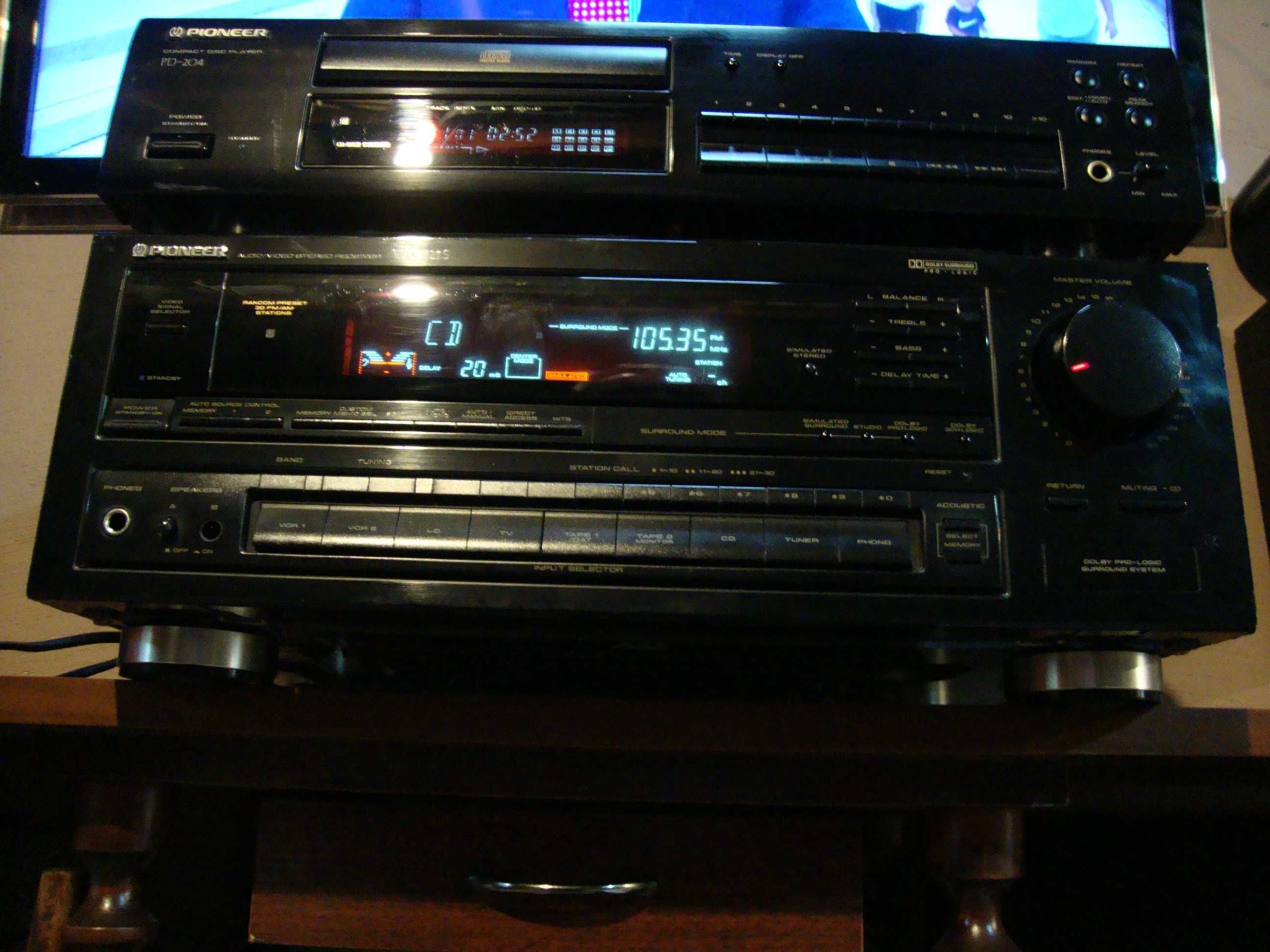 Okazja! Nietuzinkowy*PIONEER*Amplituner VSX-521S +?? CD PD-204??