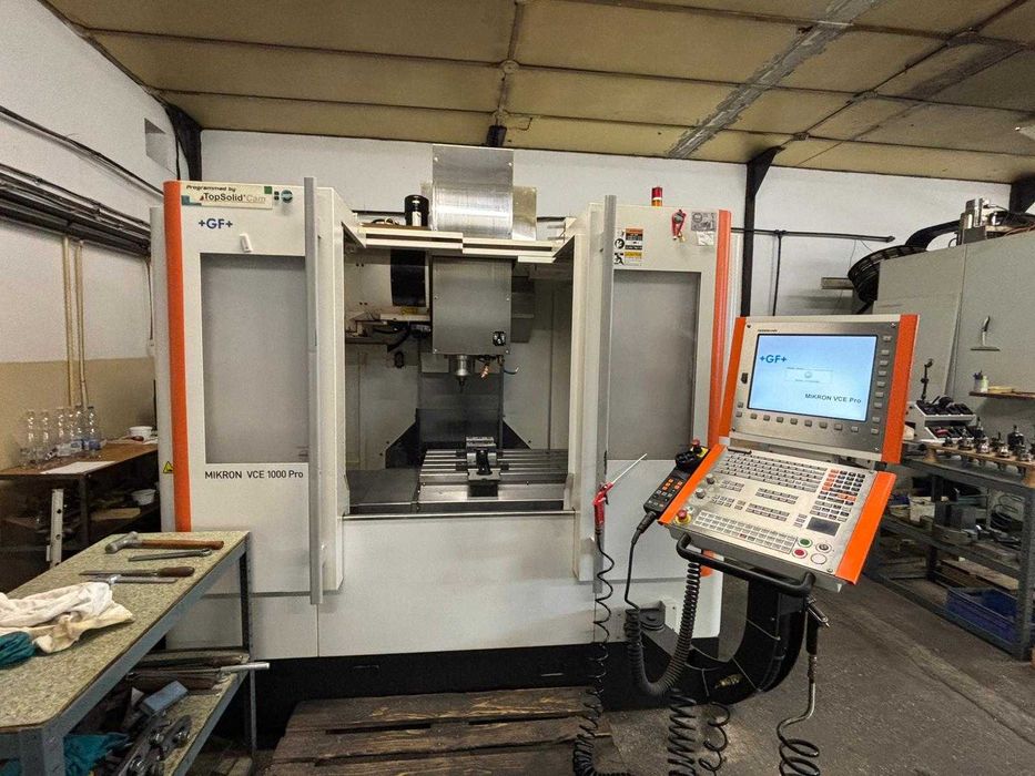 Centrum obróbcze +GF+ Mikron VCE 1000 Pro – 2015