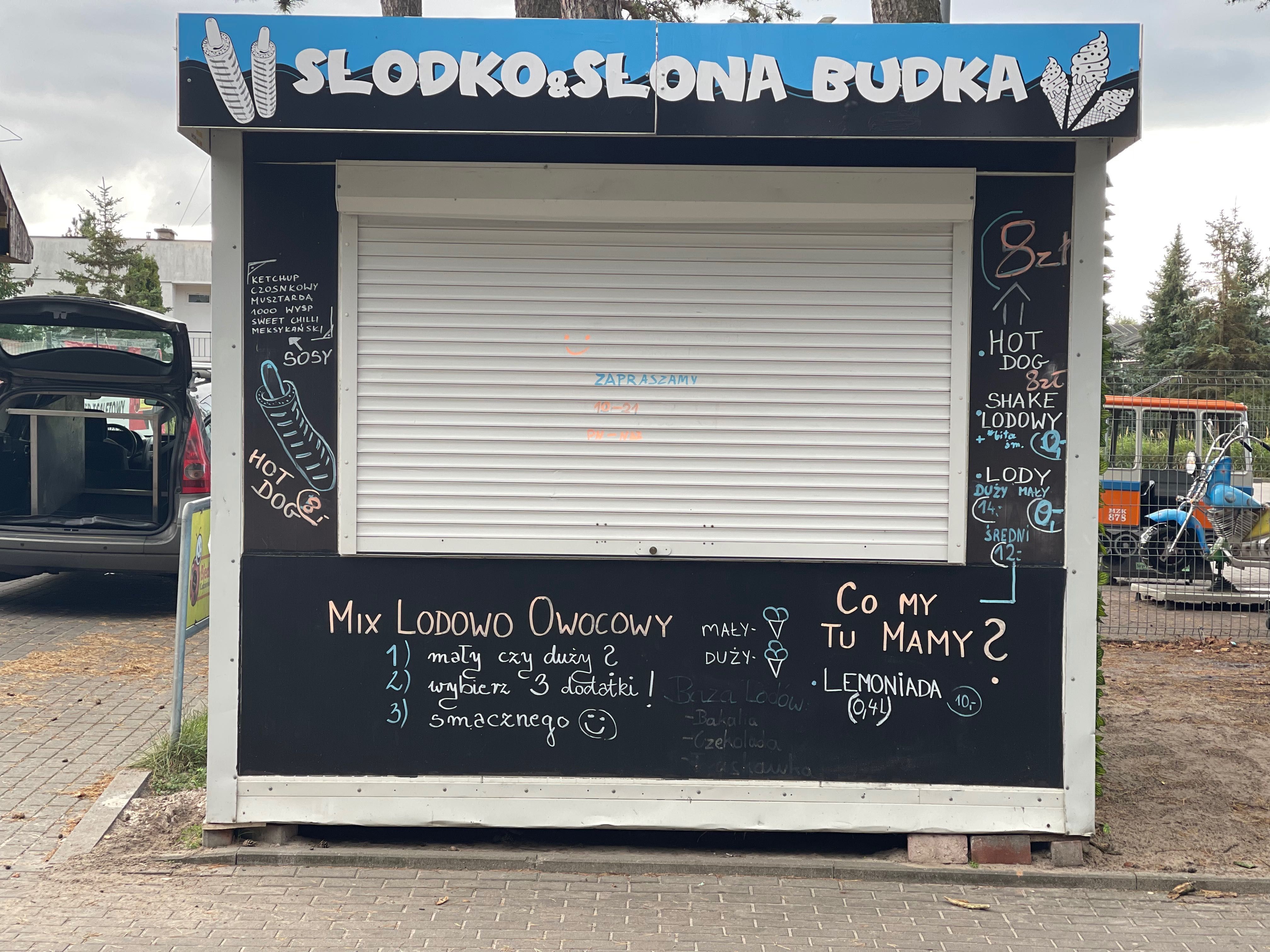 Budka,budka gastronomiczna,punkt handlowy, kiosk, kiosk gastronomiczny